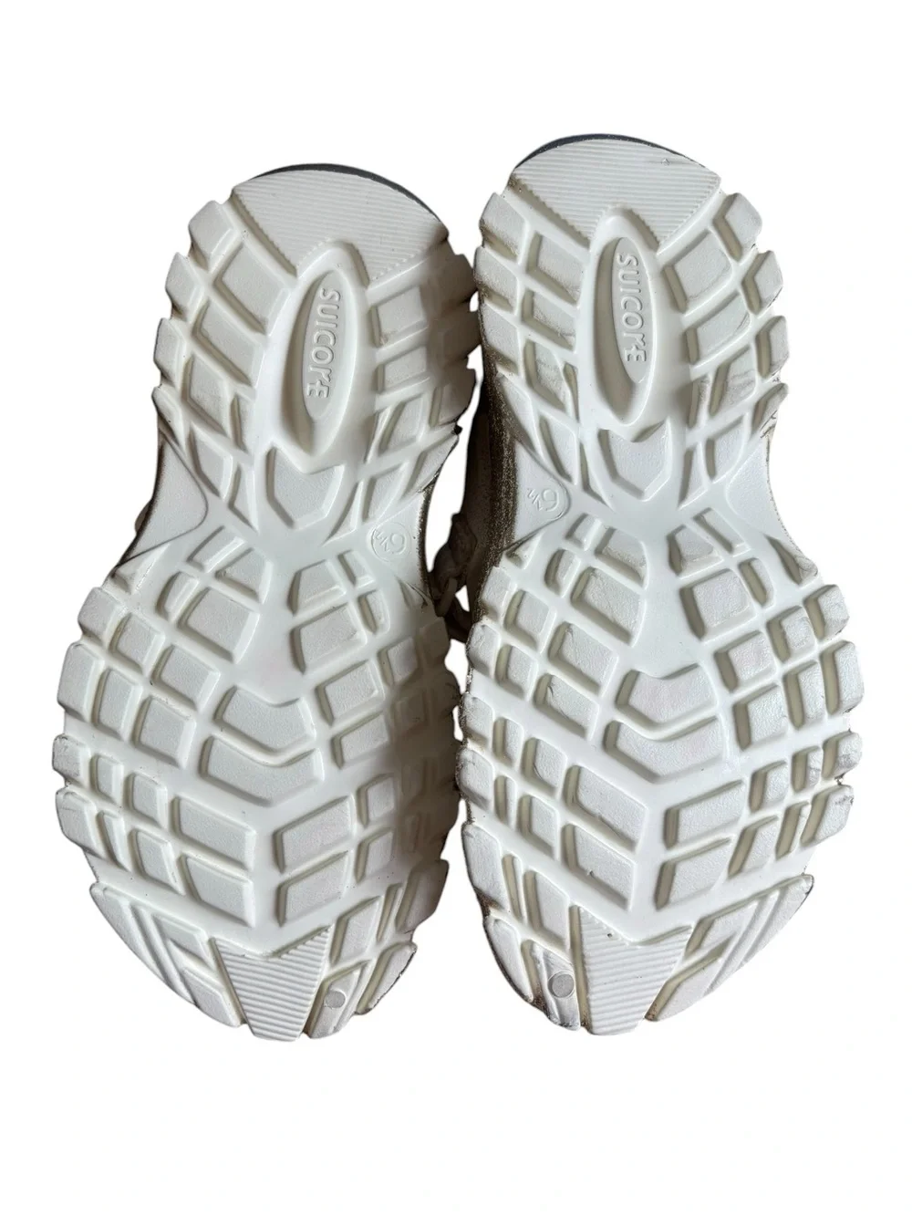 Lanvin x Suicoke Wake Curb X Sandals Cream Gold Glitter EU 39.5 / Fits US 8
